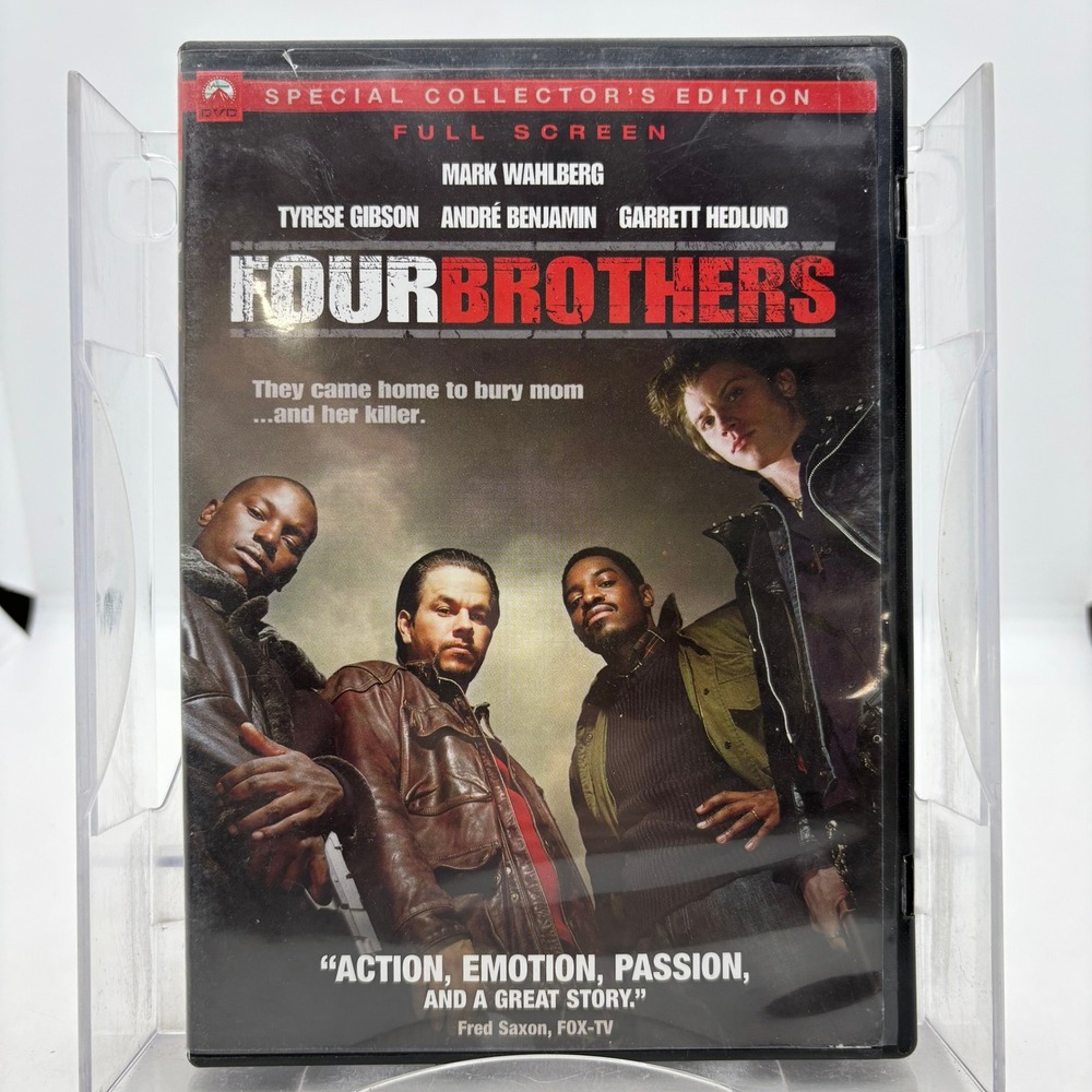 Four Brothers DVD Special Collector's Edition Full Screen Mark Wahlberg Action